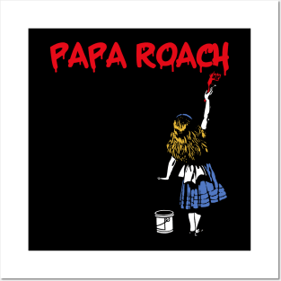 papa roach and red girl Posters and Art